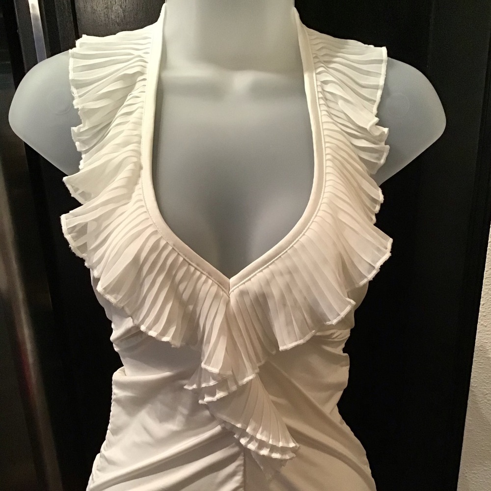Charlotte Russe white halter top